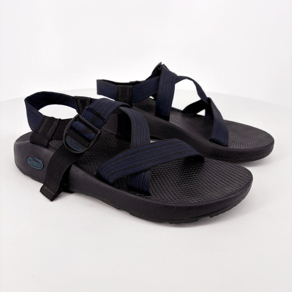 CHACO | Men’s Z1 Classic Adjustable Strap Sandals in Linear Blue | Sz 10 - Picture 2 of 11